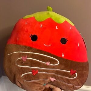 12 inch chocolate covered strawberry squishmallow